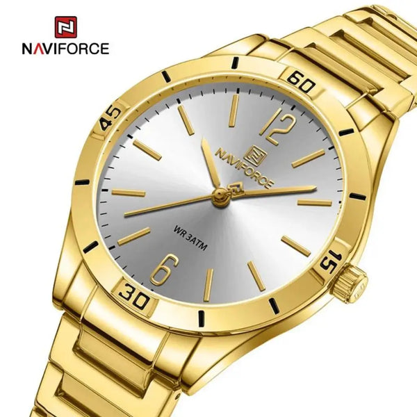 Relógio Feminino Dourado Naviforce